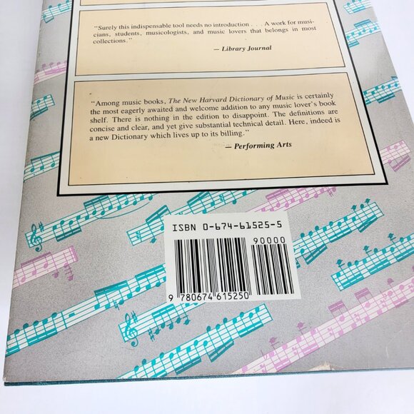 The New Harvard Dictionary Of Music - Edited By Don Randel - Reference Book - Picture 4 of 16